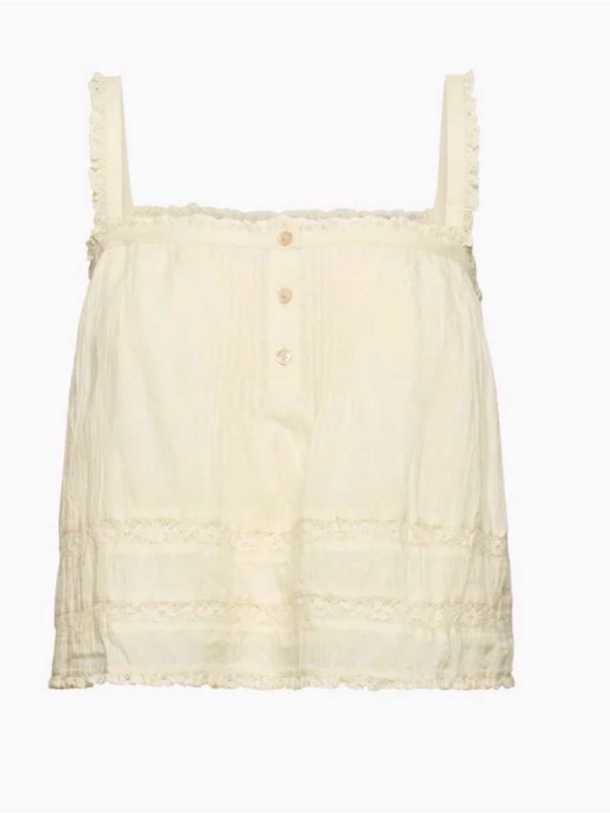 Aritzia Botany Camisole - Light Yellow